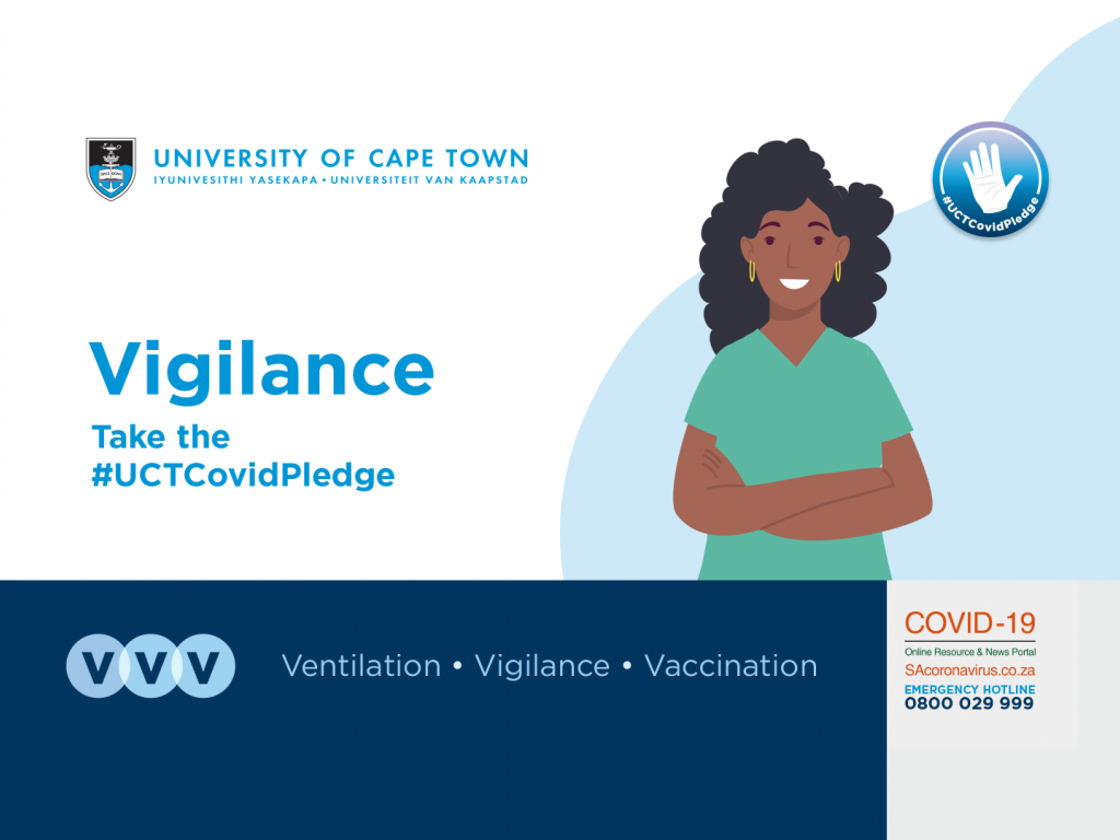 Vigilance: Take the #UCTCovidPledge